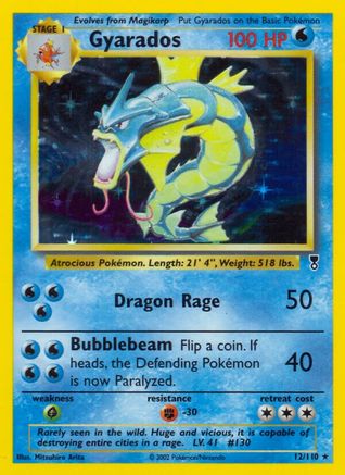 Gyarados (/110) Reverse Holofoil [Vintage: Legendary Collection] Pokemon Single Pokémon