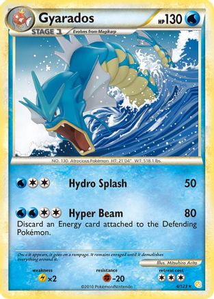 Gyarados (4/123) Reverse Holofoil [HGSS: Base Set] Pokemon Single Pokémon