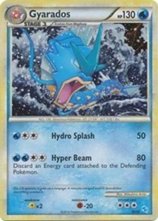 Gyarados (#30 Holo) () Holofoil [HGSS: Trainer Kit Gyarados & Raichu] Pokemon Single Pokémon