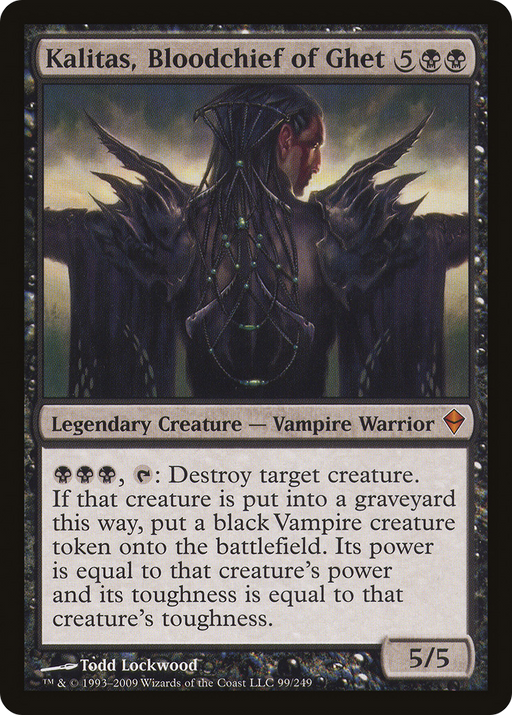 Kalitas, Bloodchief of Ghet (ZEN-099) [Zendikar] MTG Single Wizards of the Coast