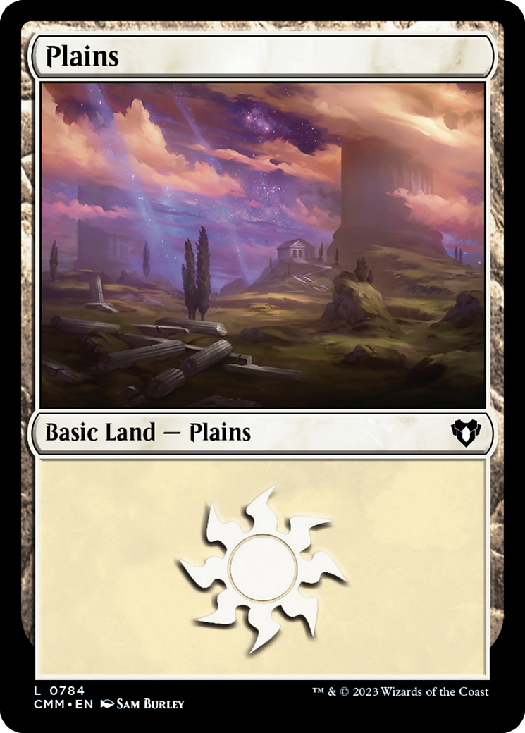 Plains (CMM-784) [Commander Masters] MTG Single Wizards of the Coast