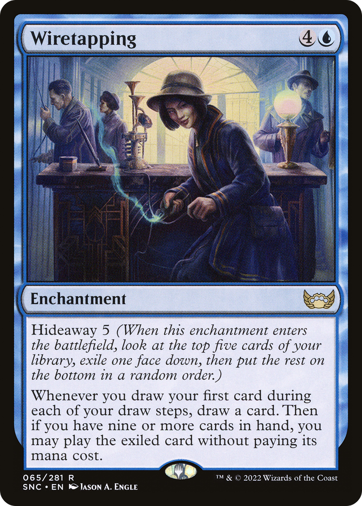 Wiretapping (SNC-065) [Streets of New Capenna] MTG Single Wizards of the Coast