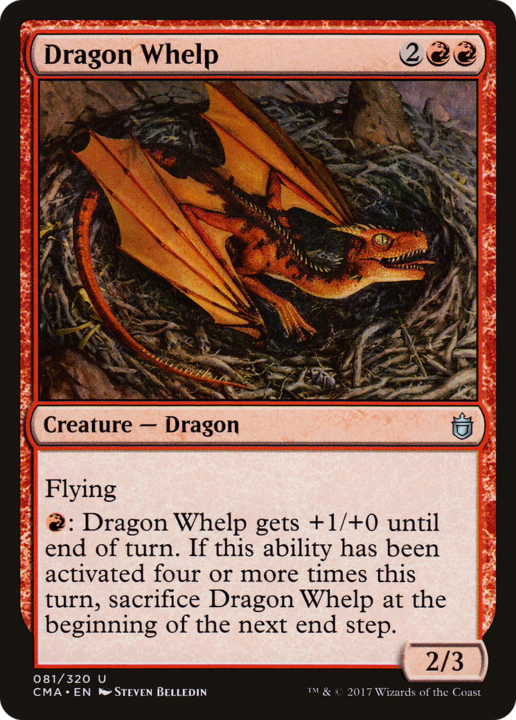 Dragon Whelp (CMA-081) [Commander Anthology] MTG Single Wizards of the Coast