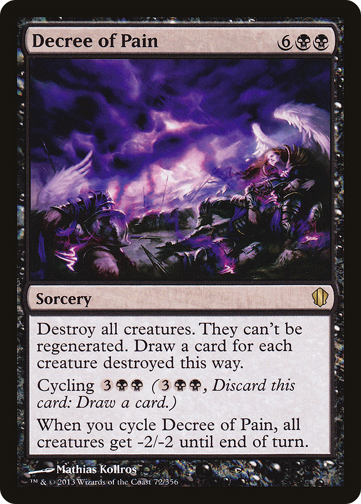 Decree of Pain (C13-072) [Commander 2013] MTG Single Wizards of the Coast
