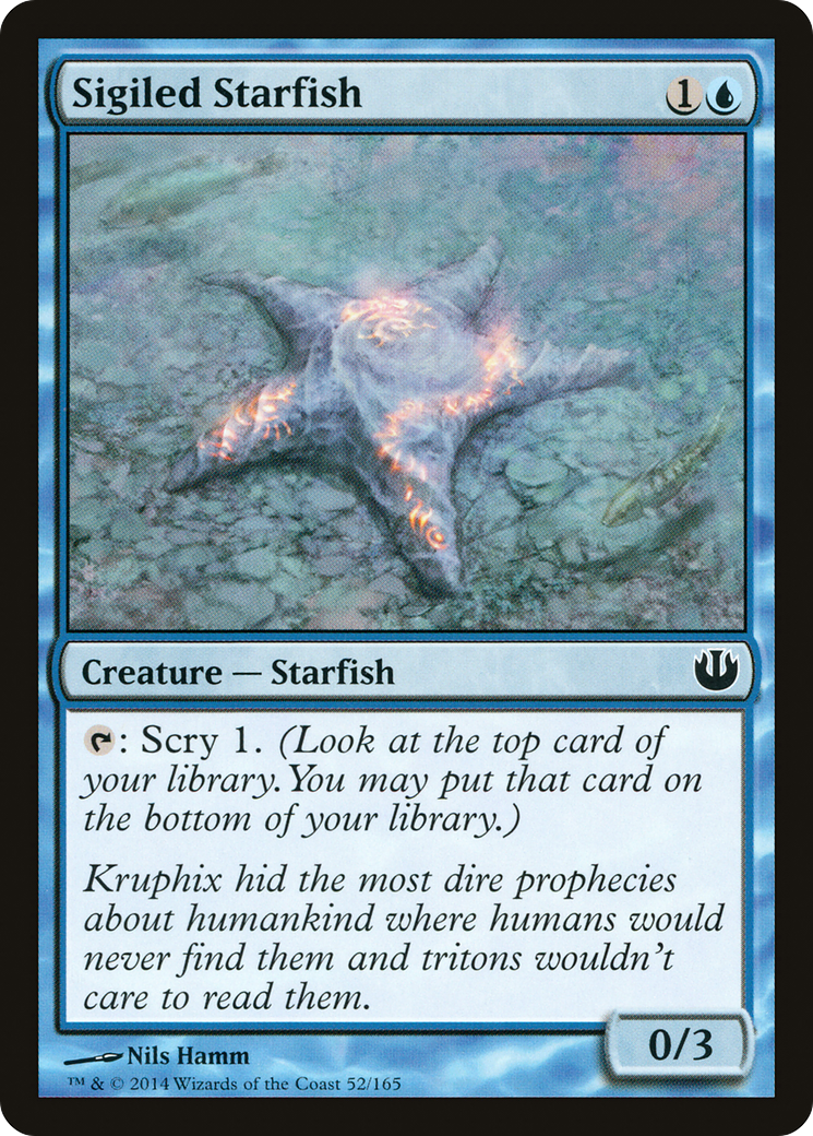 Sigiled Starfish (JOU-052) [Journey into Nyx] MTG Single Wizards of the Coast