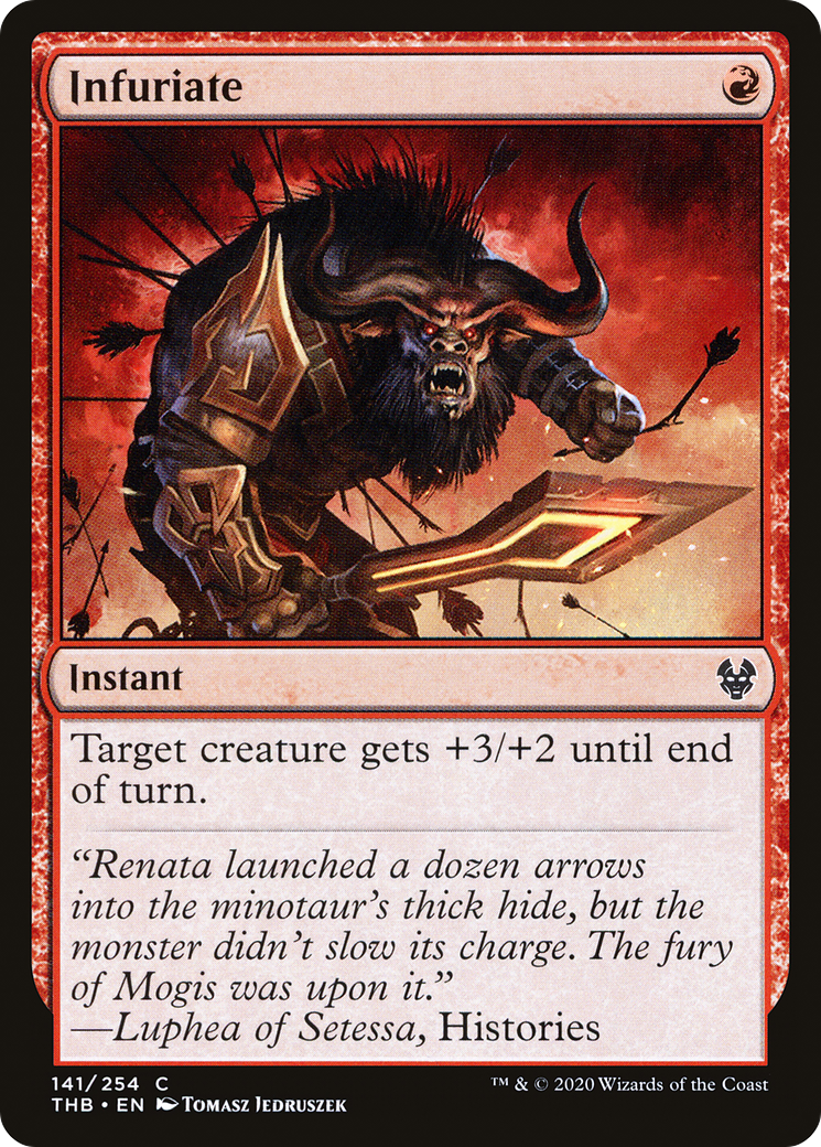 Infuriate (THB-141) [Theros Beyond Death] Foil MTG Single Wizards of the Coast