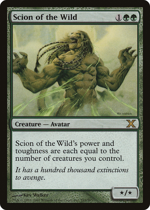 Scion of the Wild (10E-295) [Tenth Edition] MTG Single Wizards of the Coast