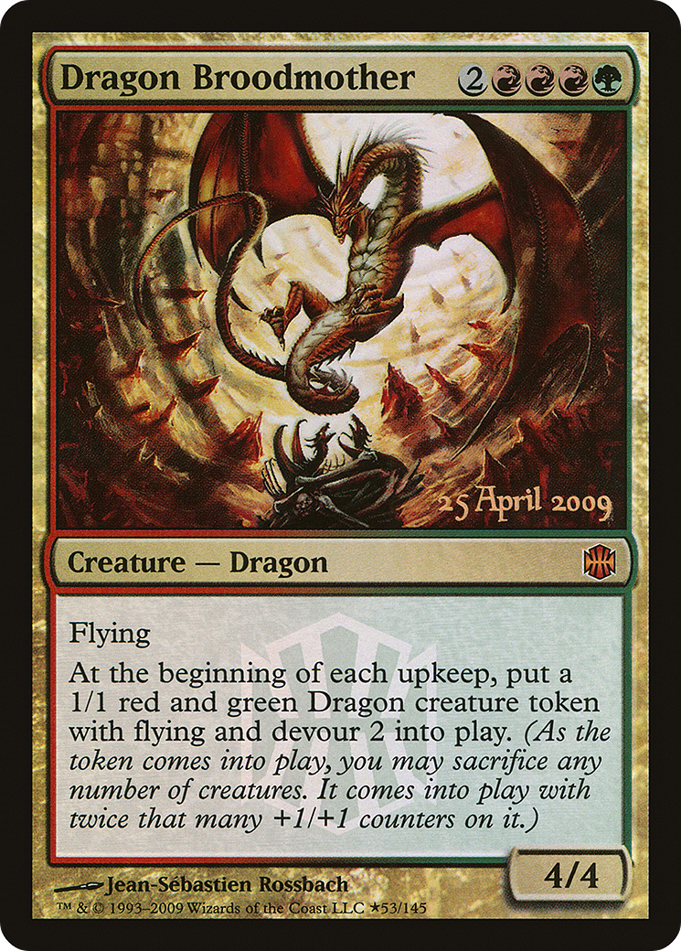Dragon Broodmother (PRE-053) [Alara Reborn Promos] Foil MTG Single Wizards of the Coast