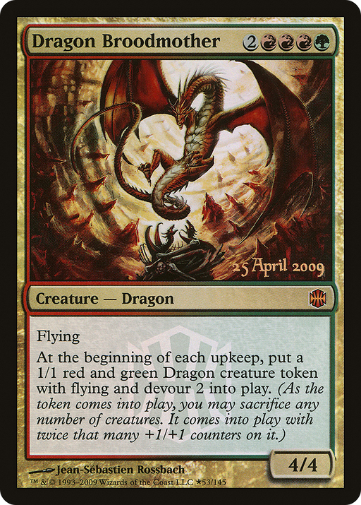 Dragon Broodmother (PRE-053) [Alara Reborn Promos] Foil MTG Single Wizards of the Coast