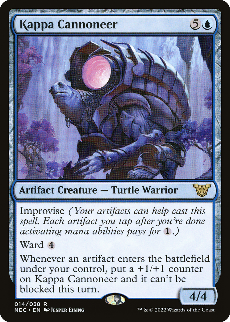 Kappa Cannoneer (NEC-014) [Neon Dynasty Commander] MTG Single Wizards of the Coast
