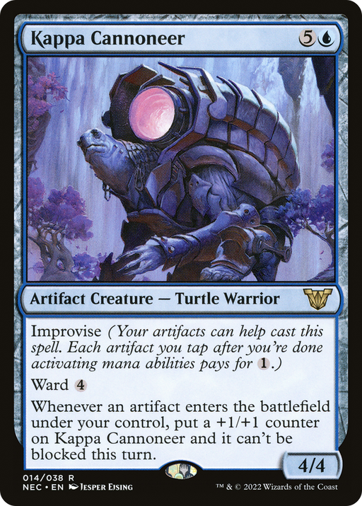 Kappa Cannoneer (NEC-014) [Neon Dynasty Commander] MTG Single Wizards of the Coast