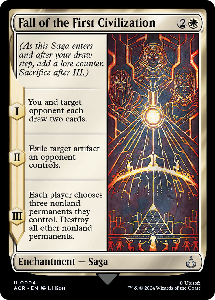 Fall of the First Civilization (ACR-004) [Assassin's Creed] MTG Single Wizards of the Coast