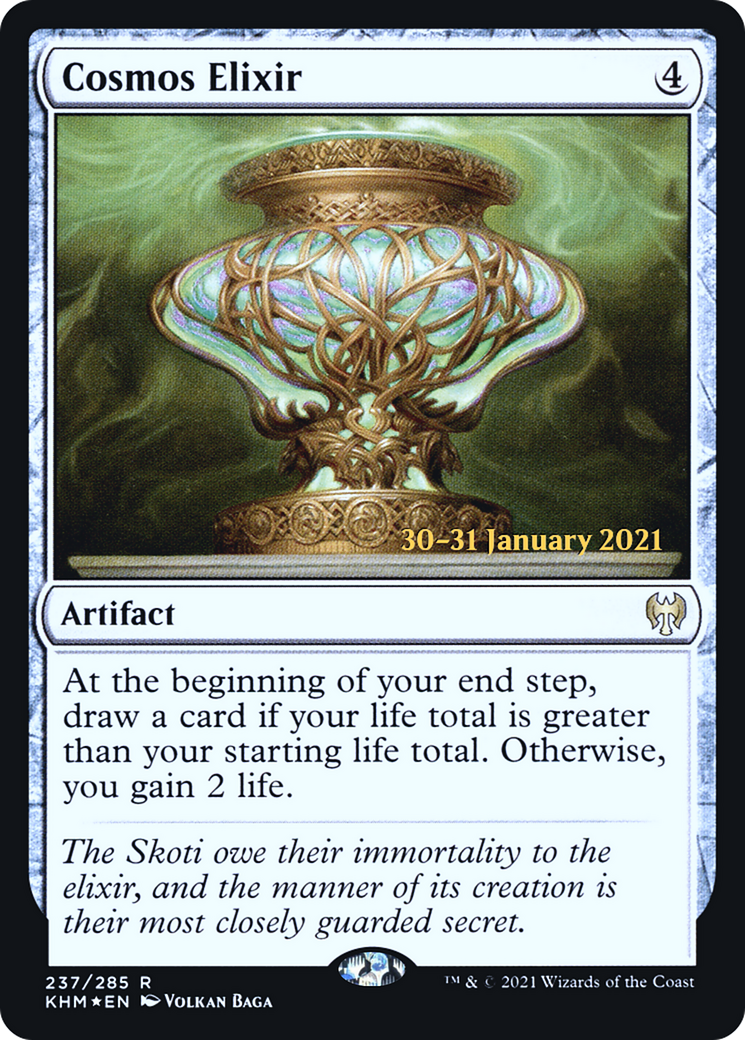 Cosmos Elixir (PRE-237) [Kaldheim Promos] Foil MTG Single Wizards of the Coast