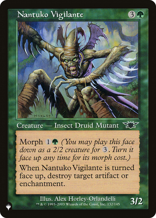 Nantuko Vigilante (LIST-LGN-132) [Mystery Booster] The List MTG Single Wizards of the Coast