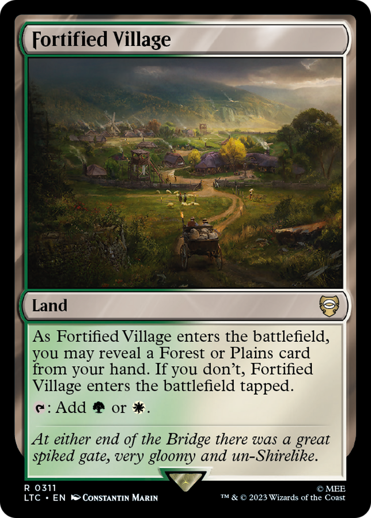 Fortified Village (LTC-311) [Tales of Middle-earth Commander] MTG Single Wizards of the Coast
