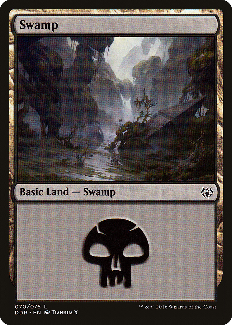 Swamp (070) (DDR-070) [Misc] Duel Decks: Nissa vs. Ob Nixilis MTG Single Wizards of the Coast