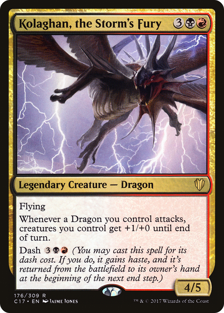 Kolaghan, the Storm's Fury (C17-176) [Commander 2017] MTG Single Wizards of the Coast