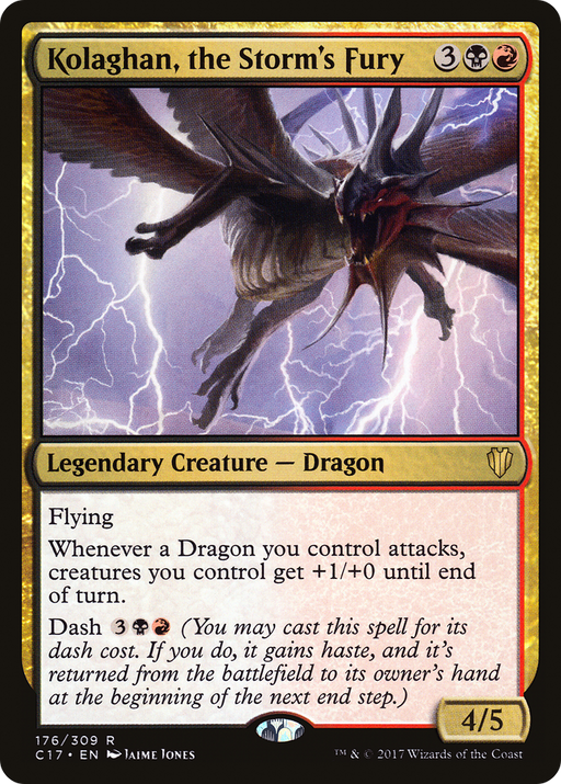 Kolaghan, the Storm's Fury (C17-176) [Commander 2017] MTG Single Wizards of the Coast