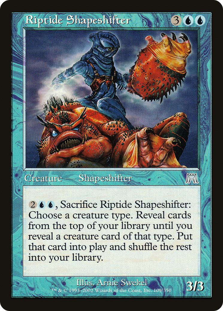 Riptide Shapeshifter (ONS-109) [Onslaught] Foil MTG Single Wizards of the Coast