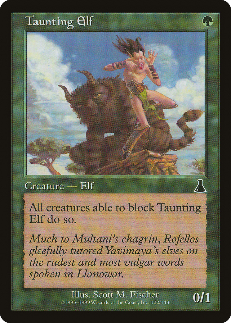 Taunting Elf (UDS-122) [Urza's Destiny] Foil MTG Single Wizards of the Coast