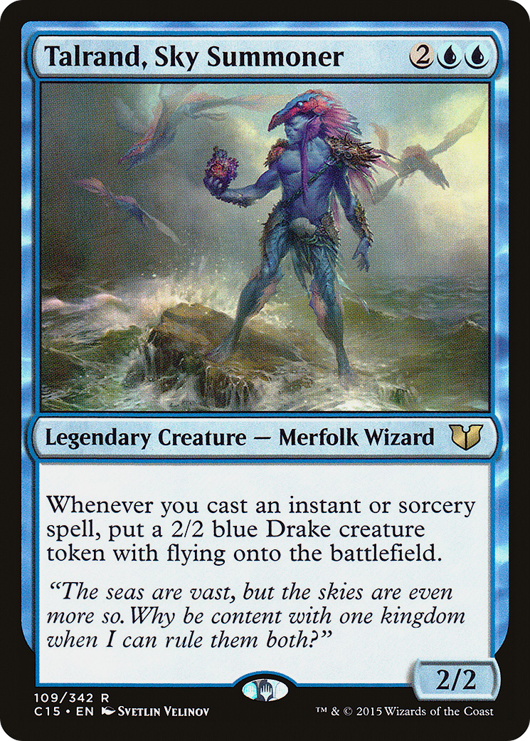 Talrand, Sky Summoner (C15-109) [Commander 2015] MTG Single Wizards of the Coast