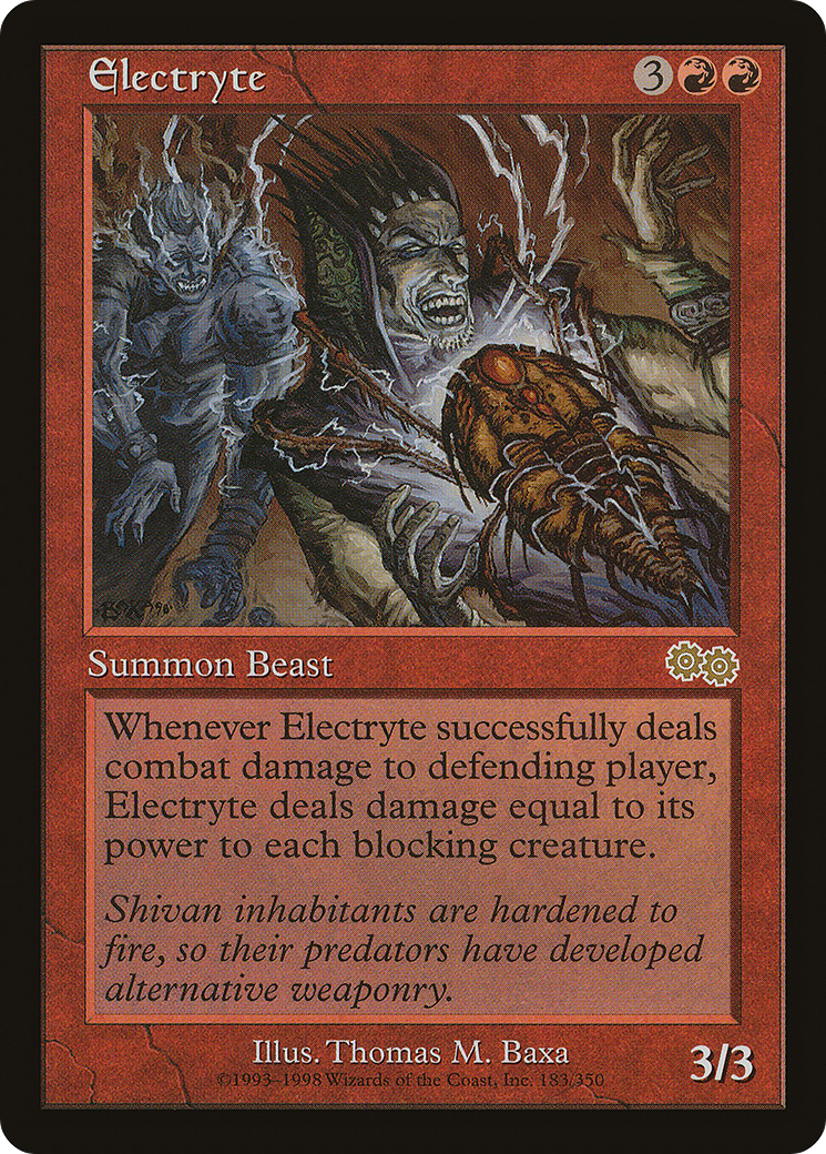Electryte (USG-183) [Urza's Saga] MTG Single Wizards of the Coast