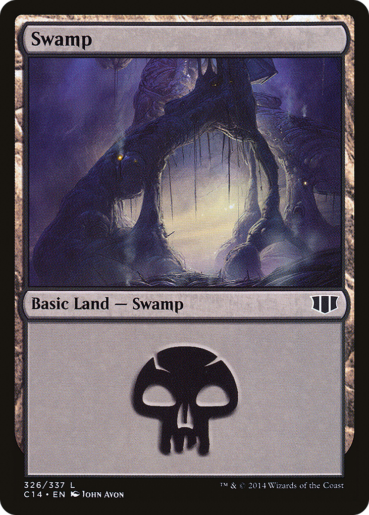 Swamp (326) (C14-326) [Commander 2014] MTG Single Wizards of the Coast