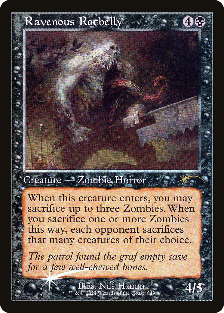 Ravenous Rotbelly (SLD-849) [Secret Lair] Drop Foil MTG Single Wizards of the Coast