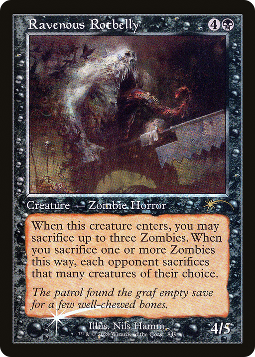 Ravenous Rotbelly (SLD-849) [Secret Lair] Drop Foil MTG Single Wizards of the Coast