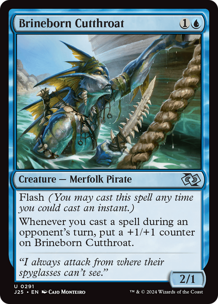 Brineborn Cutthroat (J25-291) [Foundations Jumpstart] MTG Single Wizards of the Coast