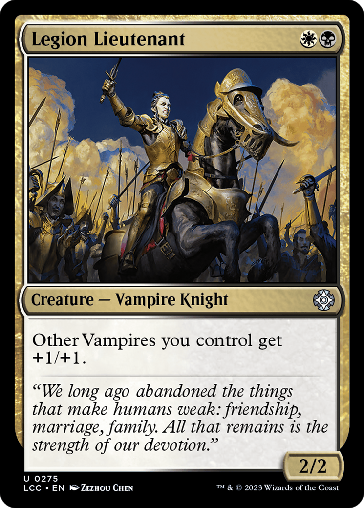 Legion Lieutenant (LCC-275) [The Lost Caverns of Ixalan Commander] MTG Single Wizards of the Coast