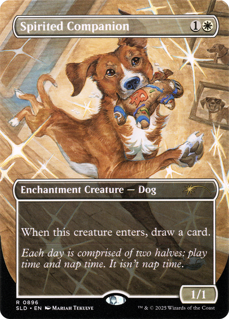 Spirited Companion (SLD-896) [Secret Lair] Drop (Borderless) MTG Single Wizards of the Coast
