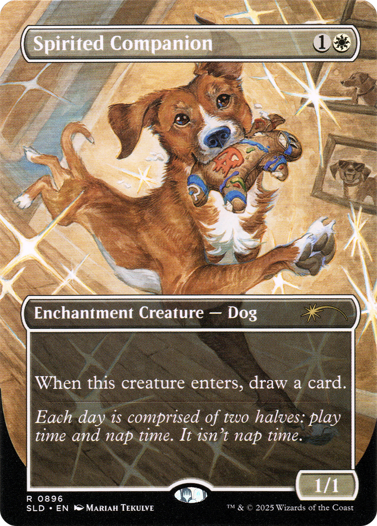 Spirited Companion (0896) (SLD-896) [Secret Lair Drop] (Borderless)