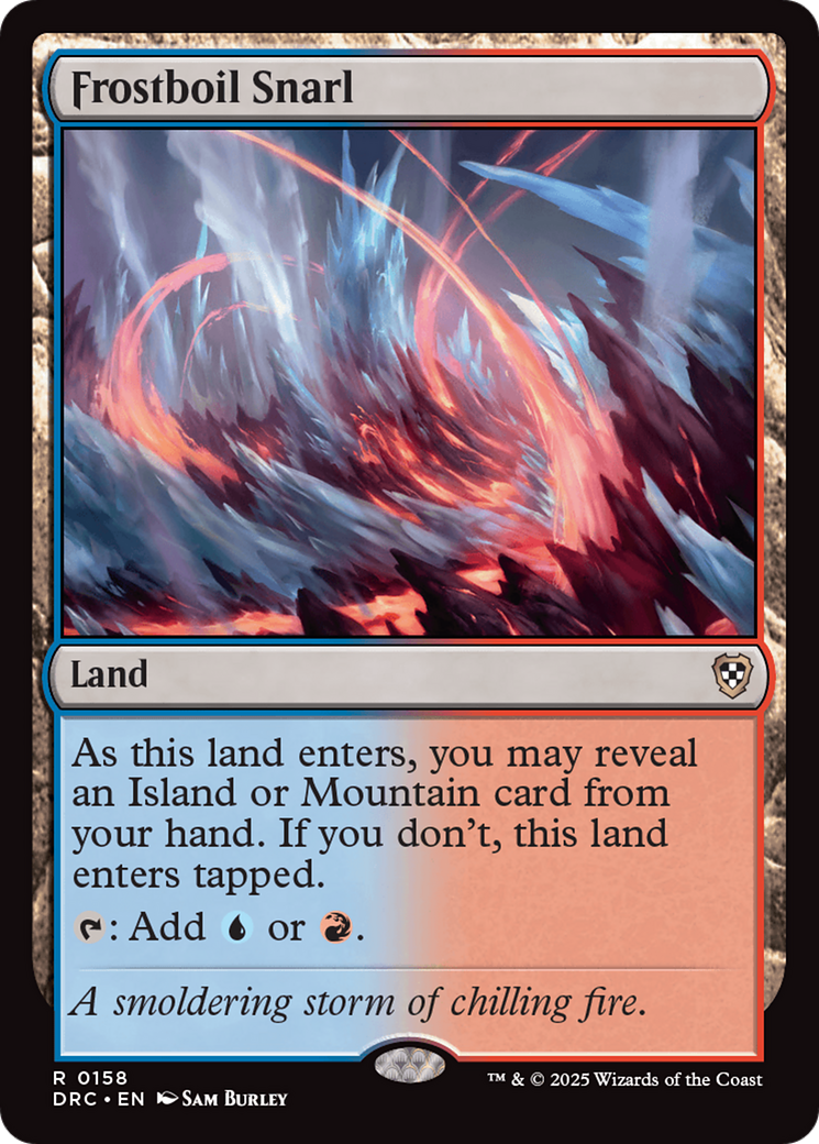 Frostboil Snarl (DRC-158) [Aetherdrift Commander] MTG Single Wizards of the Coast