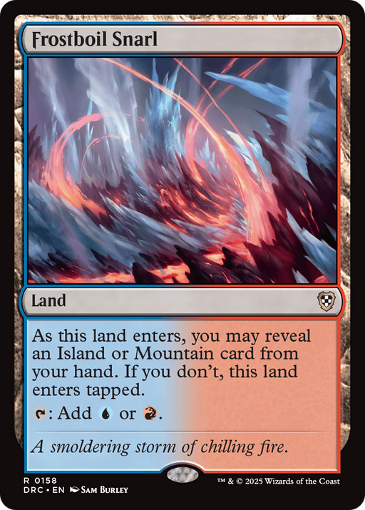 Frostboil Snarl (DRC-158) [Commander: Aetherdrift] MTG Single Wizards of the Coast