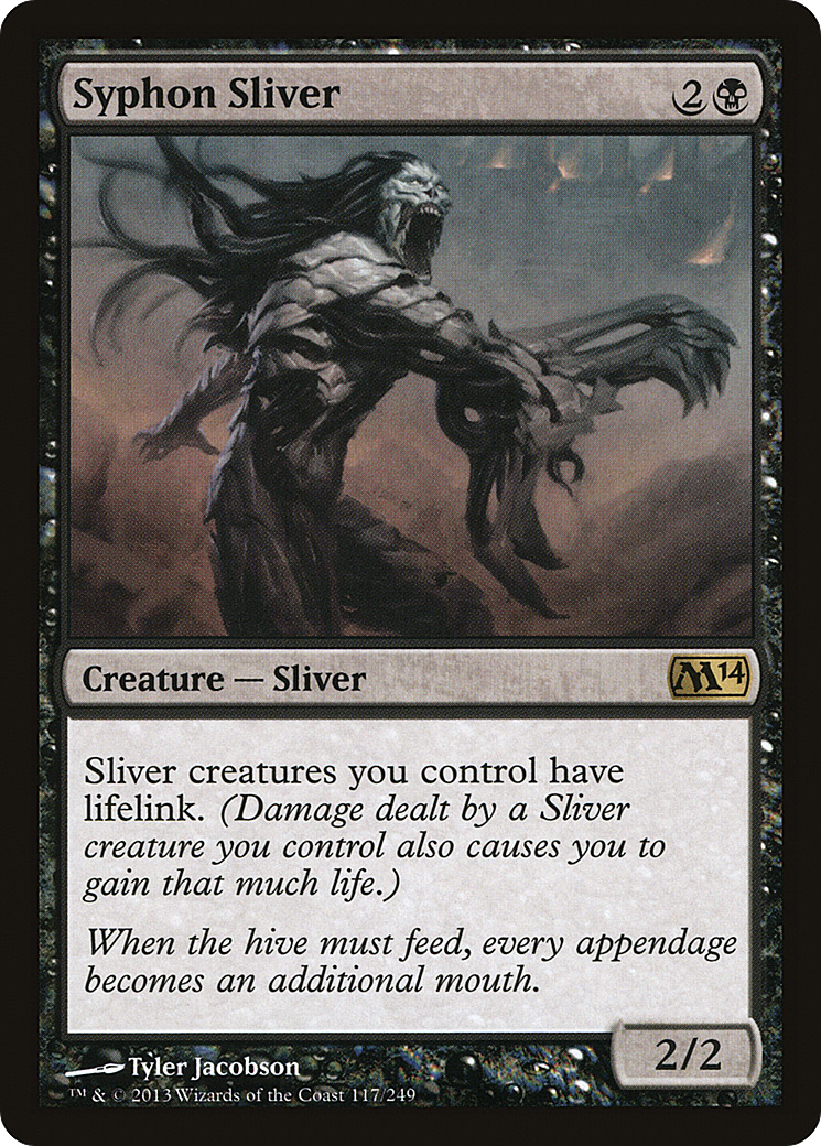 Syphon Sliver (M14-117) [Magic 2014] Foil MTG Single Wizards of the Coast
