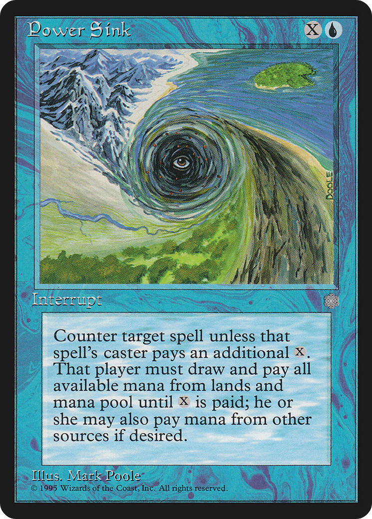 Power Sink (ICE-091) [Ice Age] MTG Single Wizards of the Coast