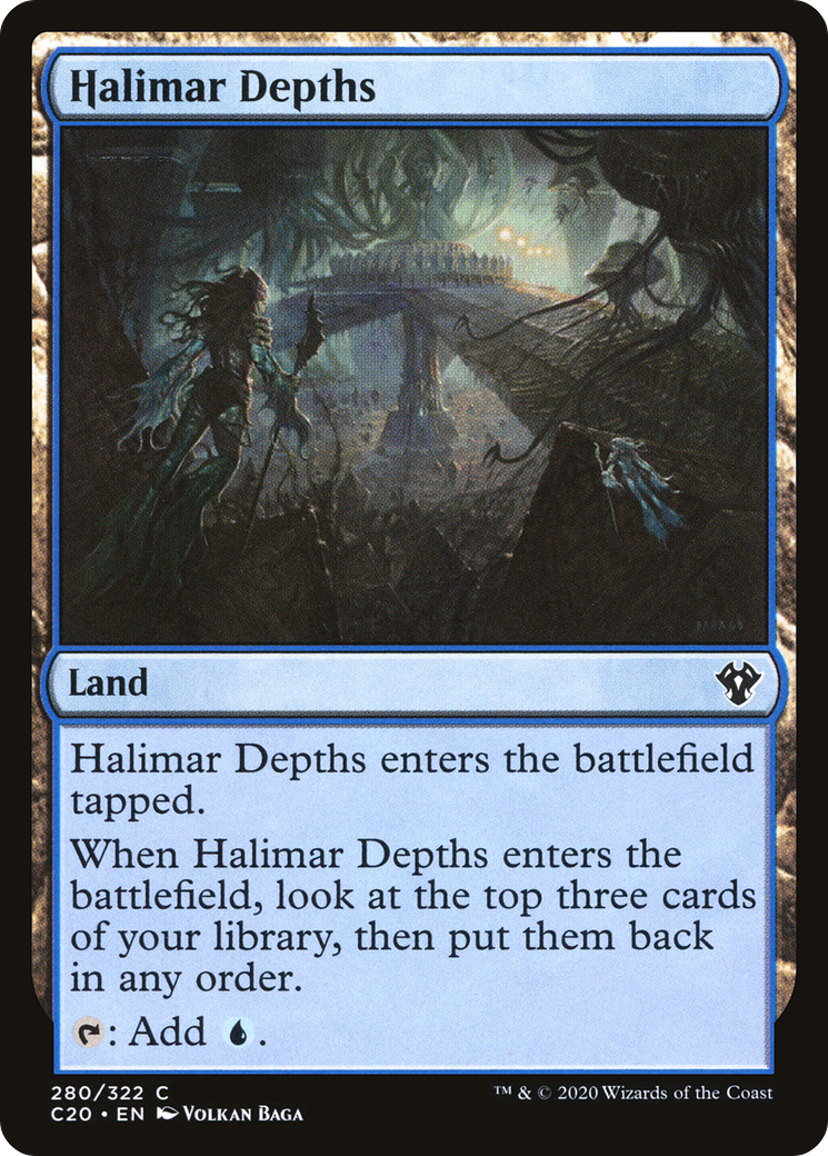 Halimar Depths (C20-280) [Commander 2020] MTG Single Wizards of the Coast
