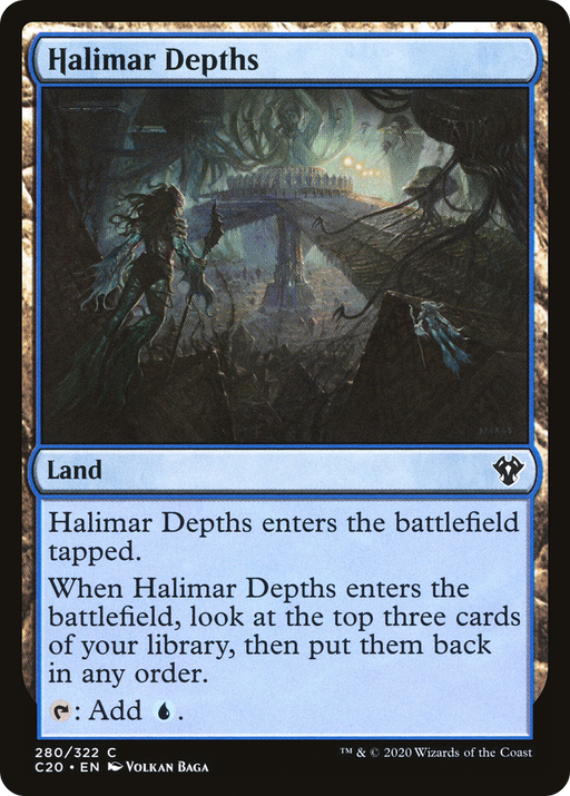 Halimar Depths (C20-280) [Commander 2020] MTG Single Wizards of the Coast