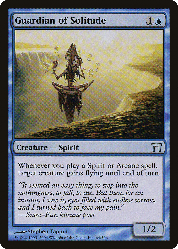 Guardian of Solitude (CHK-064) [Champions of Kamigawa] MTG Single Wizards of the Coast