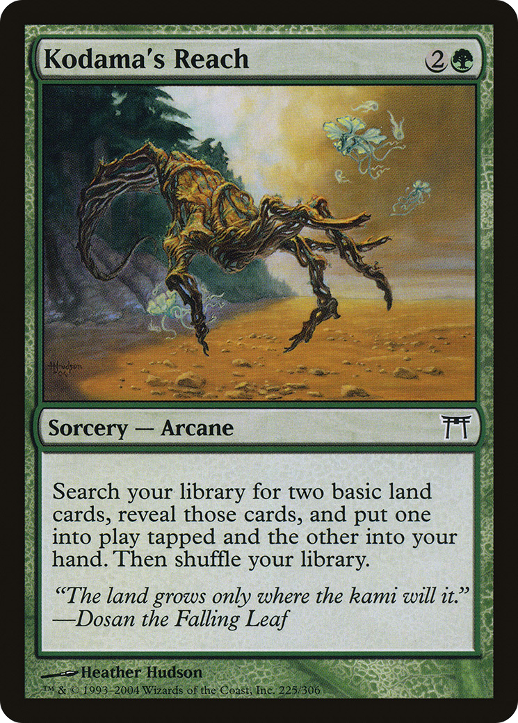 Kodama's Reach (CHK-225) [Champions of Kamigawa] Foil MTG Single Wizards of the Coast