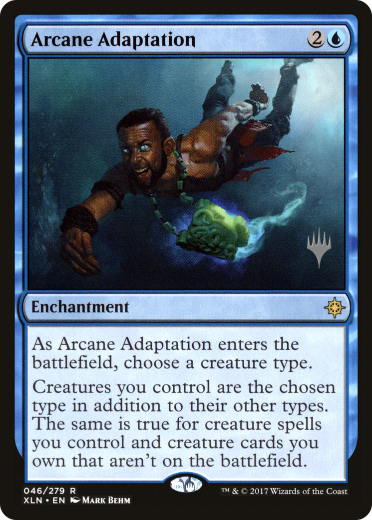 Arcane Adaptation (PPM20-046) [Ixalan Promos] Foil MTG Single Wizards of the Coast