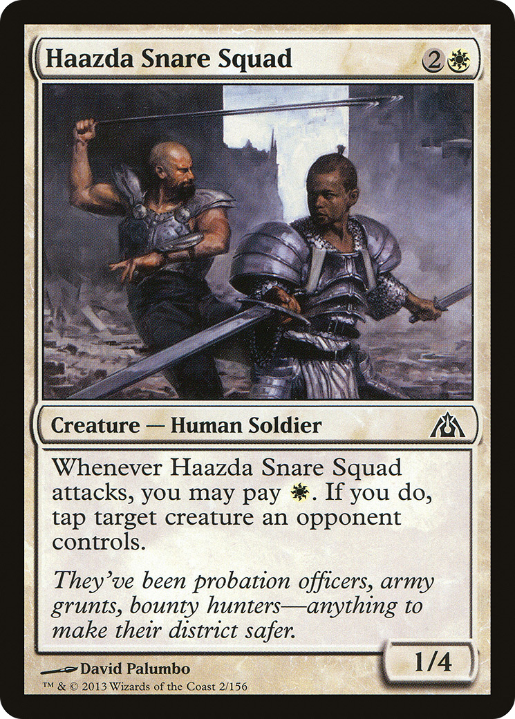 Haazda Snare Squad (DGM-002) [Dragon's Maze] MTG Single Wizards of the Coast