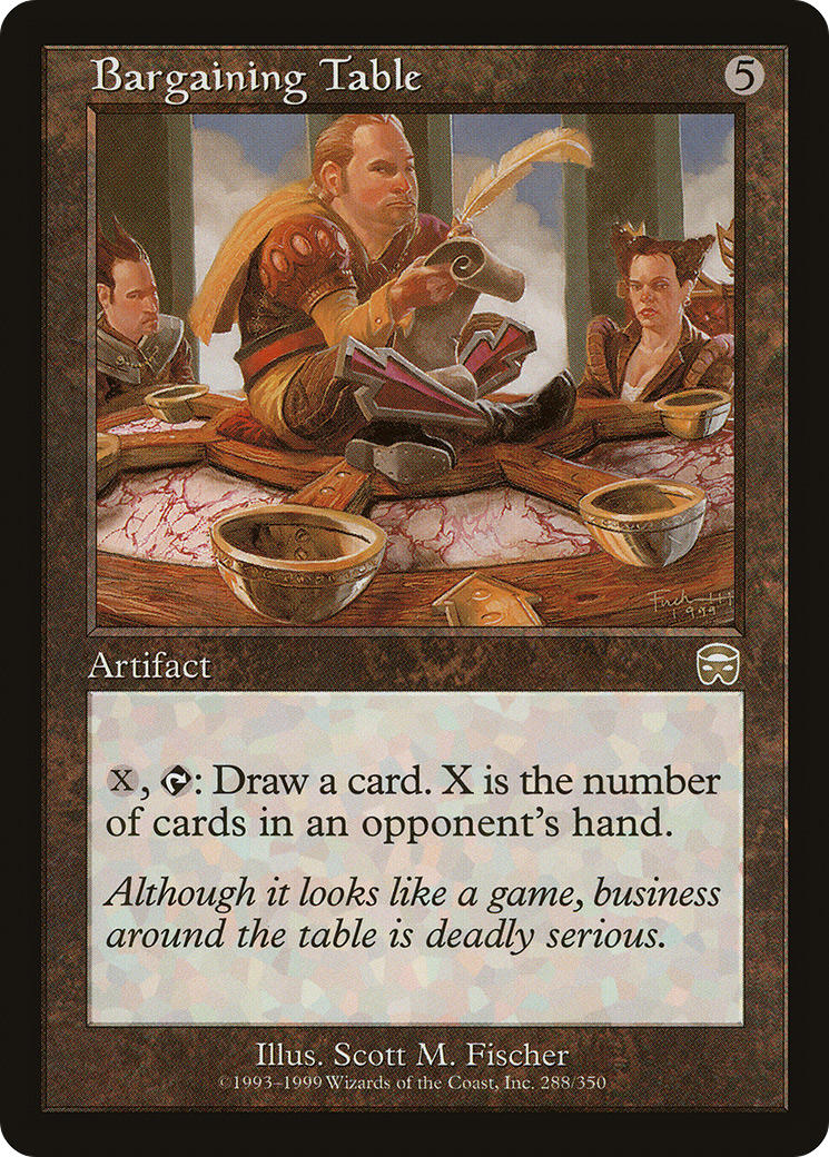 Bargaining Table (MMQ-288) [Mercadian Masques] MTG Single Wizards of the Coast