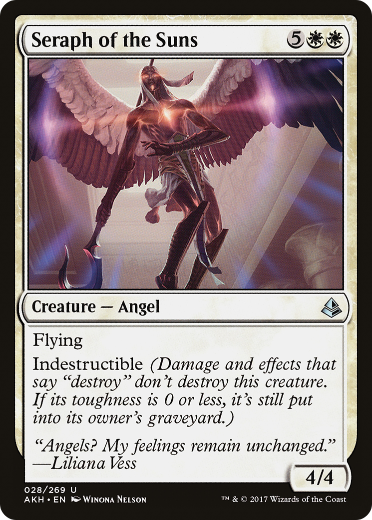 Seraph of the Suns (AKH-028) [Amonkhet] MTG Single Wizards of the Coast