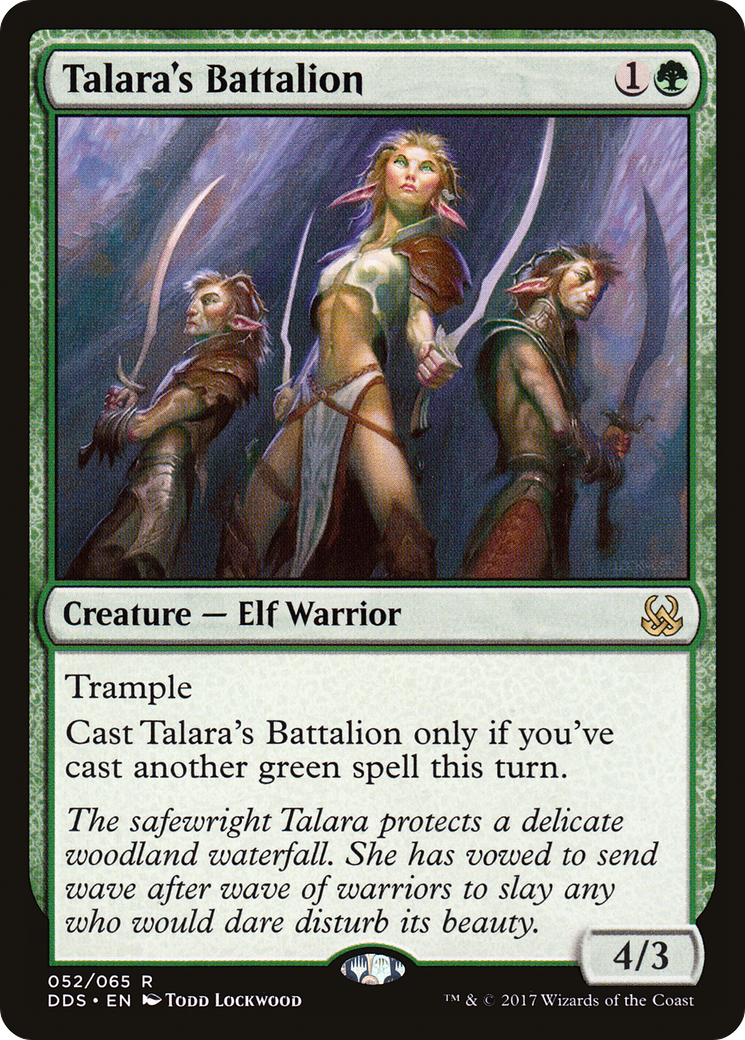Talara's Battalion (DDS-052) [Misc] Duel Decks: Mind vs. Might MTG Single Wizards of the Coast