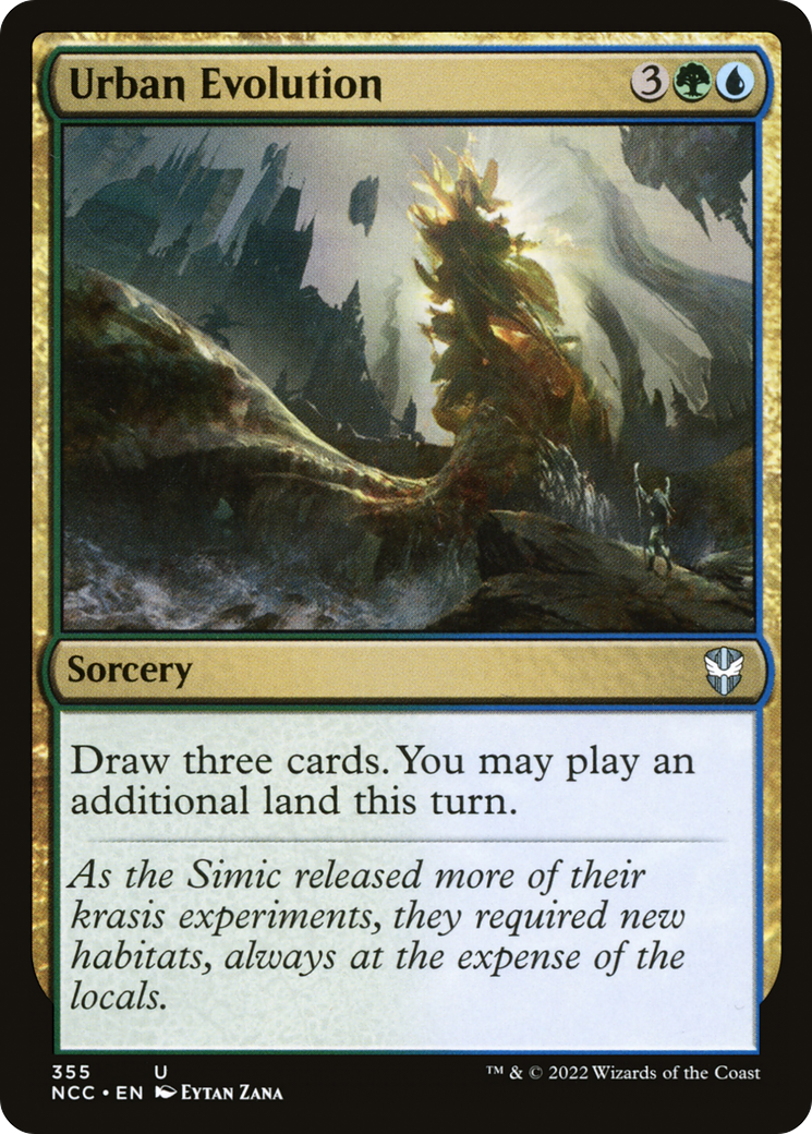 Urban Evolution (NCC-355) [New Capenna Commander] MTG Single Wizards of the Coast