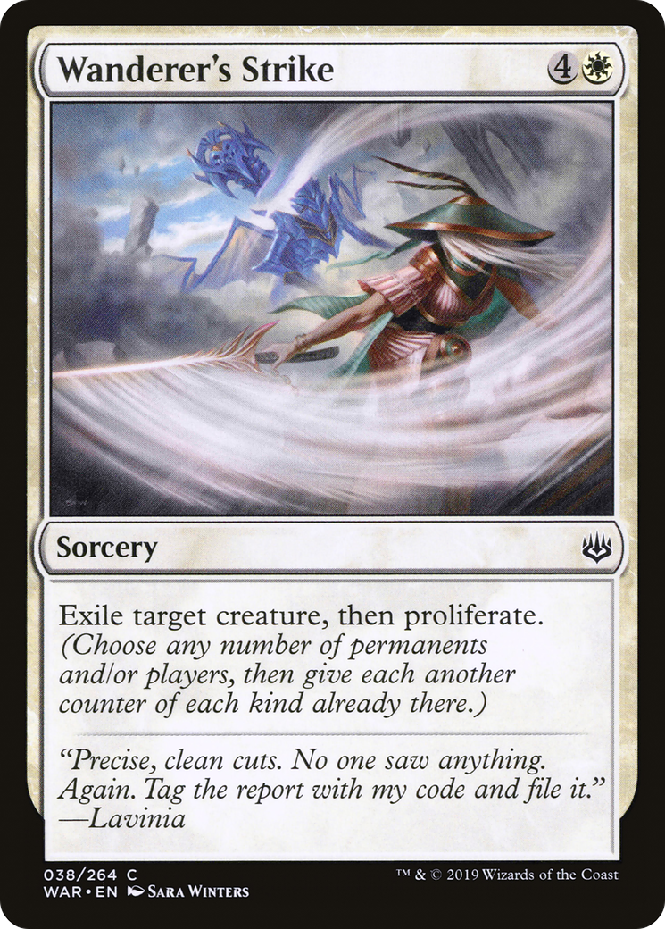 Wanderer's Strike (WAR-038) [War of the Spark] Foil MTG Single Wizards of the Coast