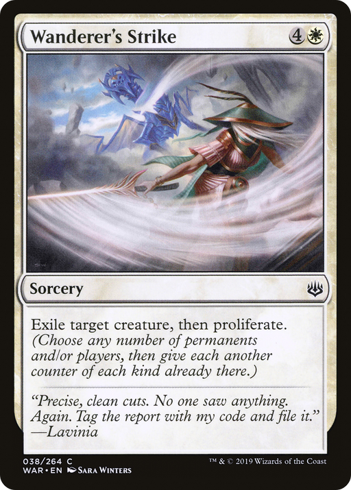 Wanderer's Strike (WAR-038) [War of the Spark] MTG Single Wizards of the Coast