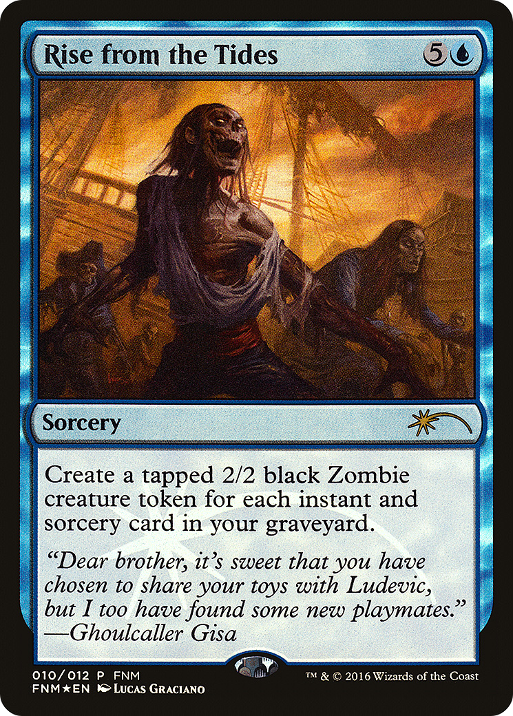Rise from the Tides (FNM-010) [Misc] Friday Night Magic 2016 Foil MTG Single Wizards of the Coast